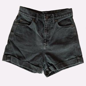 GAP Original High Rise Denim Short in Washed Black